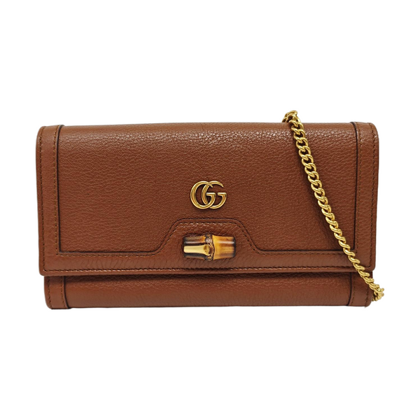 Diana Mini Calfskin Brown