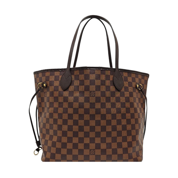 NEVERFULL MM Damier Ebene Coated Canvas Brown
