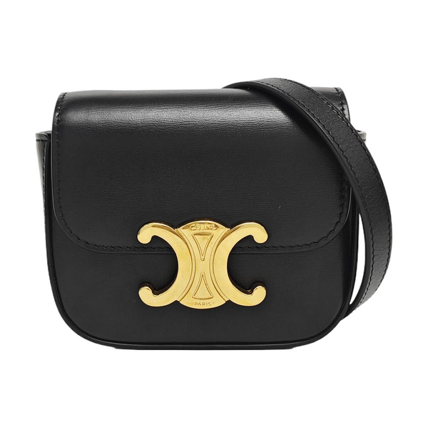 TRIOMPHE Mini Calfskin Black