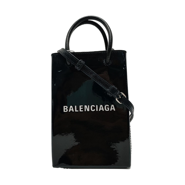 Shopping Bag Calfskin Black