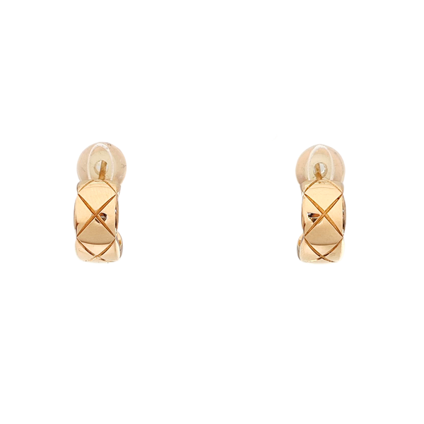 COCOCRUSH 18k Gold Rose Gold Clip On Earrings