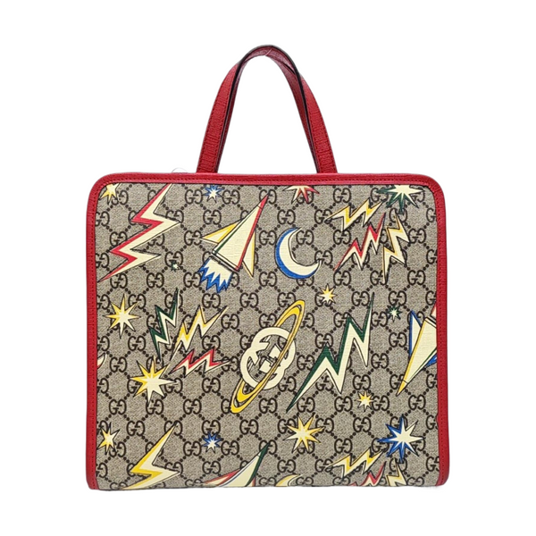 Children’s GG Bucket Monogram Coated Canvas Beige