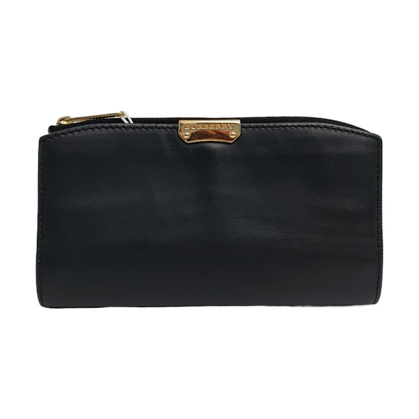 Langley Calfskin Black Wallet
