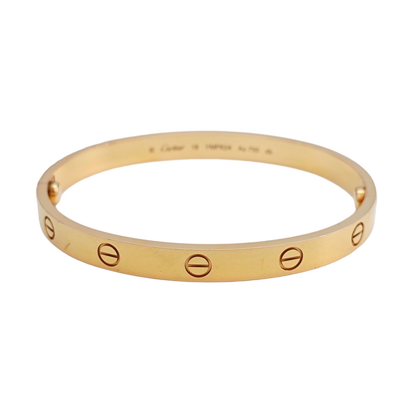 LOVE 18k Rose Gold Bangle