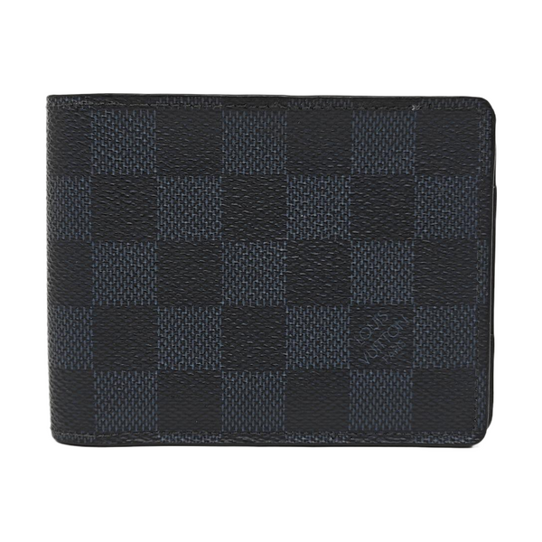 AMERIGO Damier Graphite Coated Canvas Gray Wallet