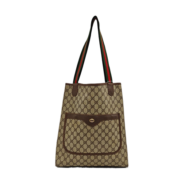 GG Supreme Monogram Coated Canvas Beige