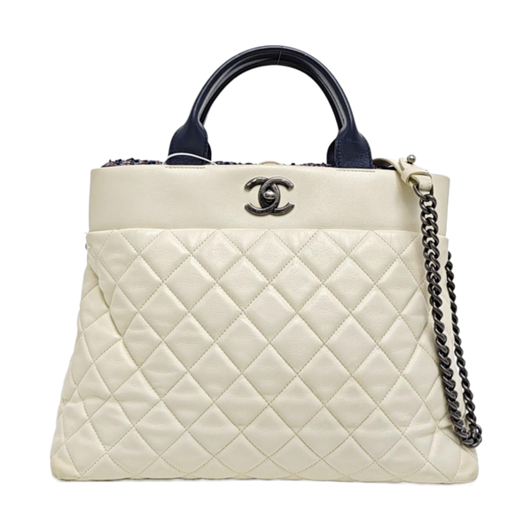 PORTOBELLO Quilted Calfskin White
