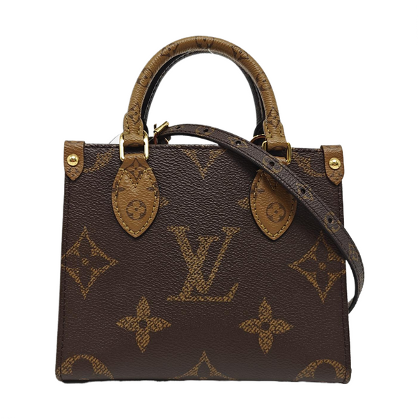 ONTHEGO BB Monogram Coated Canvas Brown