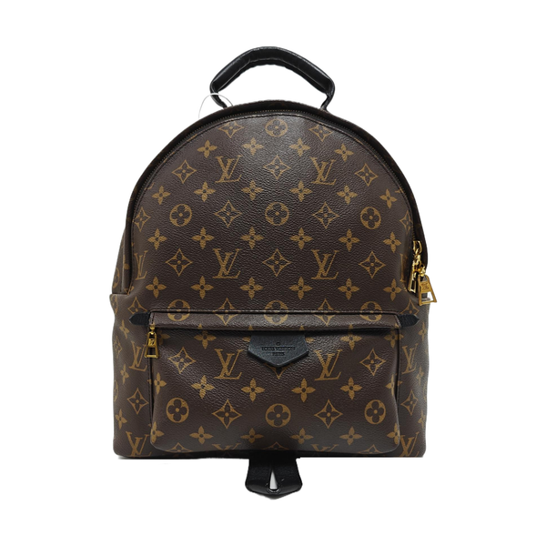 Monogram Coated Canvas Backpack Brown