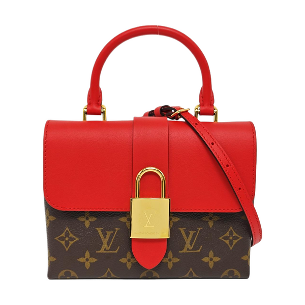 Authenticated pre-owned LOCKY BB Monogram Coated Canvas Red - Shoulder Bag at Looply