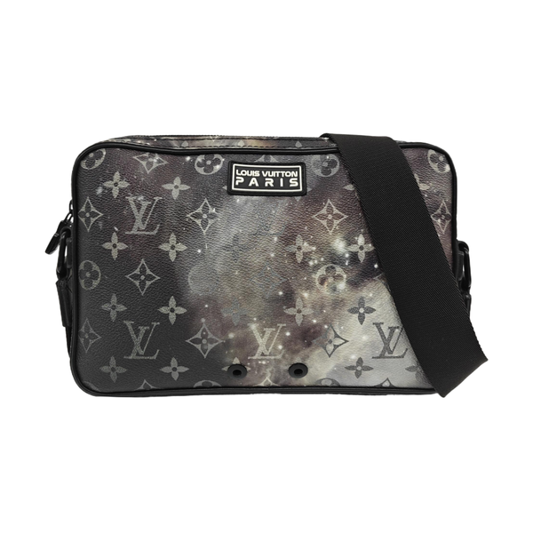 ALPHA Monogram Coated Canvas Gray
