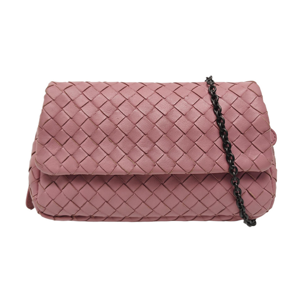 Lambskin Shoulder Bag Pink