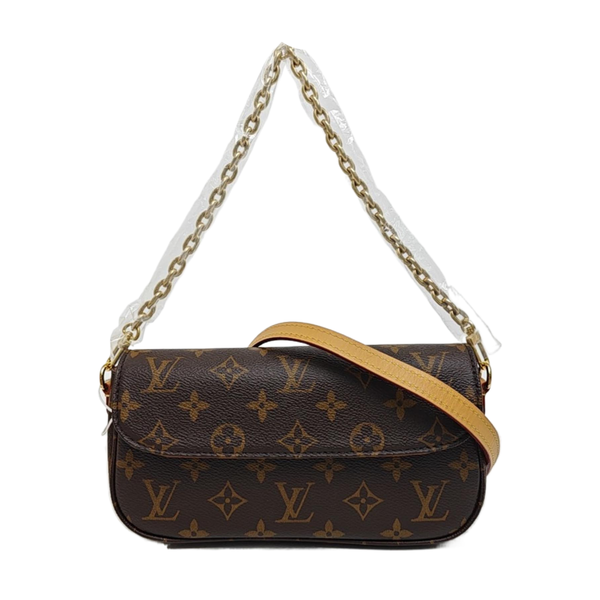 IVY Monogram Coated Canvas Brown