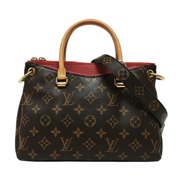 PALLAS BB Monogram Coated Canvas Brown