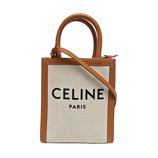 CABAS CELINE Mini Canvas White