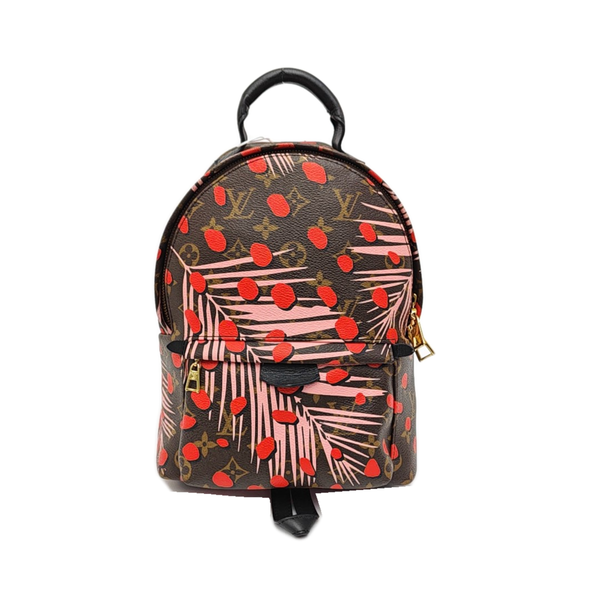 PALM SPRINGS PM Monogram Coated Canvas Brown