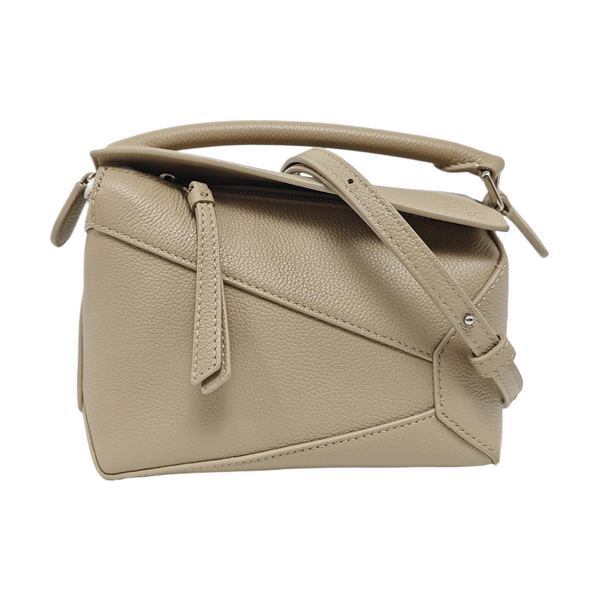 Puzzle Mini Calfskin Beige