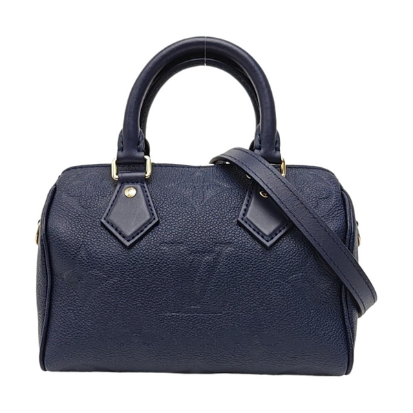 SPEEDY 20 Monogram Calfskin Blue