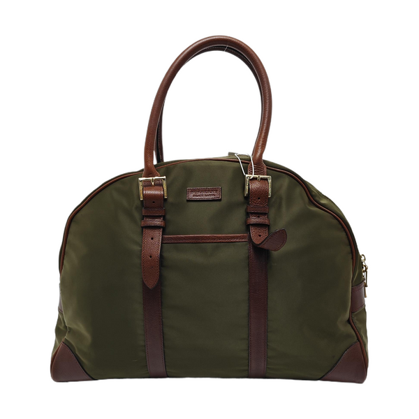 Nylon Top Handle Bag Green