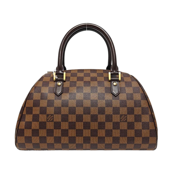 RIBERA MM Damier Ebene Coated Canvas Brown
