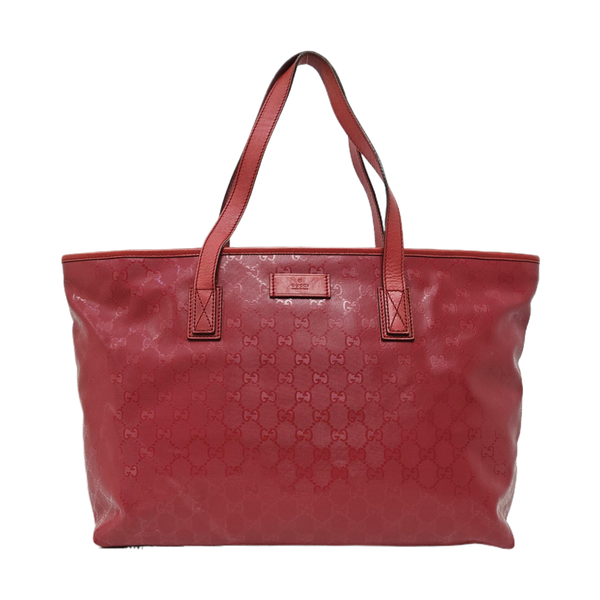 GG Imprime Monogram Coated Canvas Red