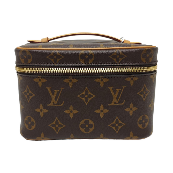NICE Mini Monogram Coated Canvas Brown