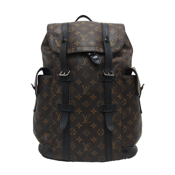 CHRISTOPHER MM Monogram Coated Canvas Brown
