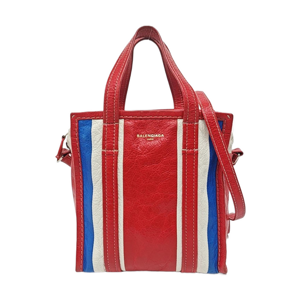 Authenticated pre-owned Bazar XS Lambskin Red - Tote Bag at Looply