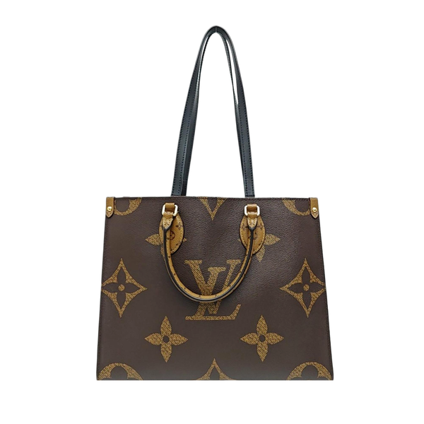 ONTHEGO MM Monogram Coated Canvas Brown