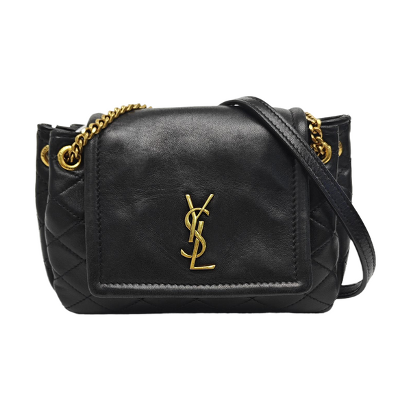 NOLITA Mini Quilted Lambskin Black