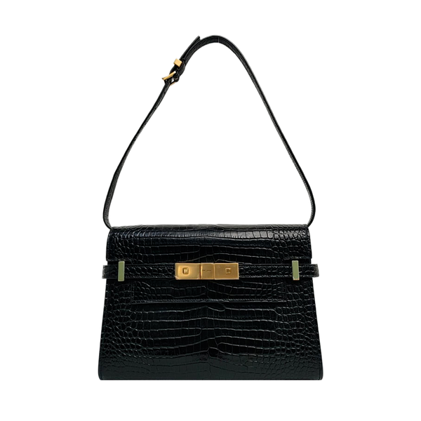 MANHATTAN Small Calfskin Black