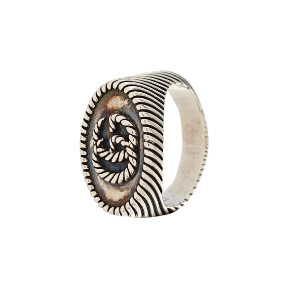 GG Running 925 Sterling Silver Ring HK 13