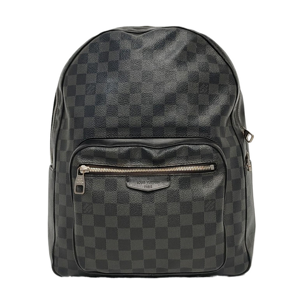 JOSH Damier Graphite Coated Canvas Gray