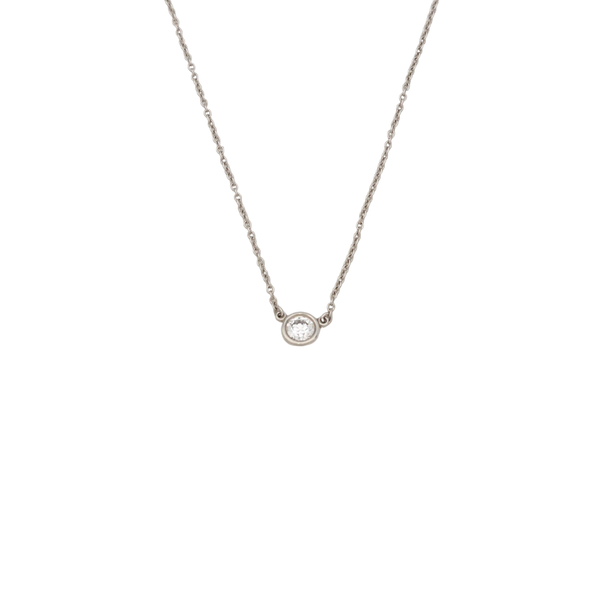 Elsa Peretti Platinum 950 Silver Necklace