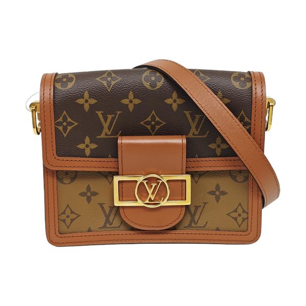 DAUPHINE Mini Coated Canvas Brown