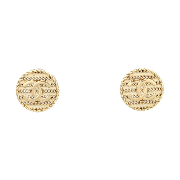 Metal Gold Stud Earrings