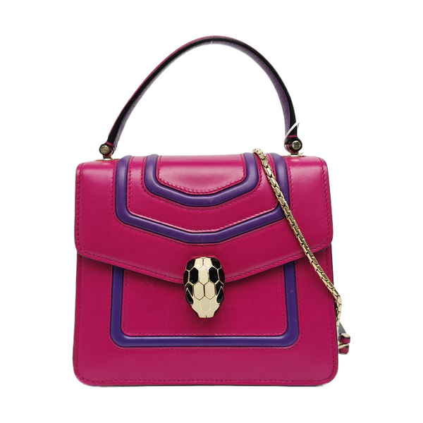 SERPENTI FOREVER Quilted Calfskin Red