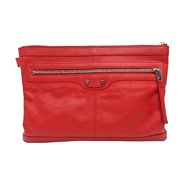 Classic City Small Lambskin Red