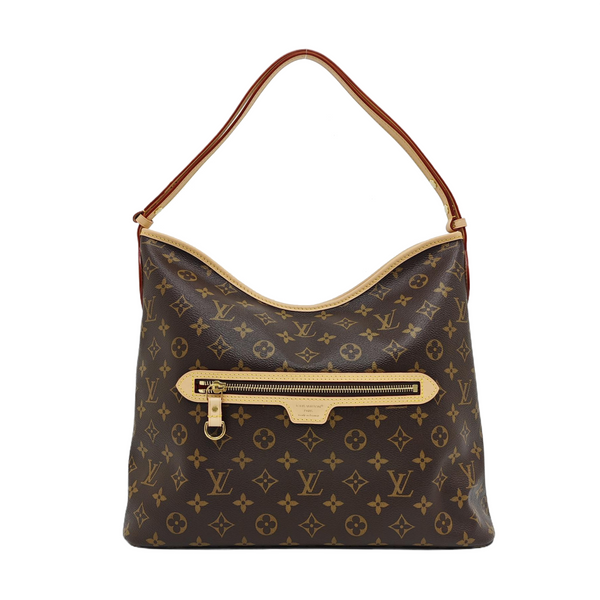 Line Up Monogram Coated Canvas Brown
