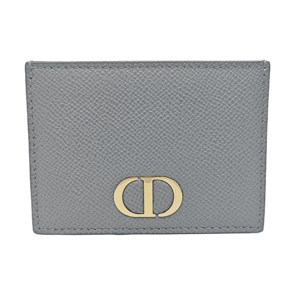 30 Montaigne Calfskin Gray Card Holder