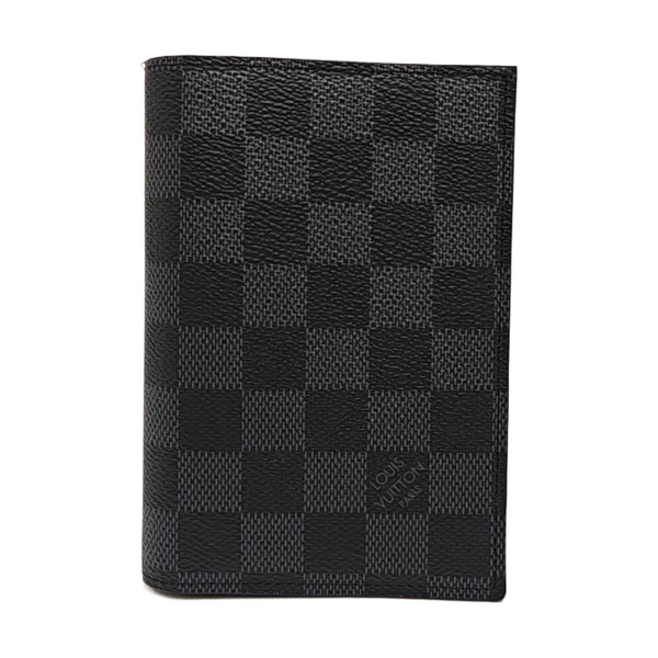 SMART Damier Graphite Coated Canvas Gray Card Holder