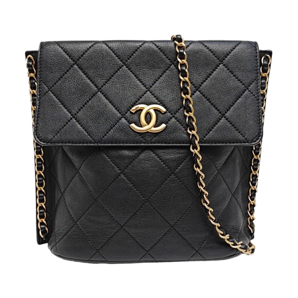 Quilted Calfskin Black