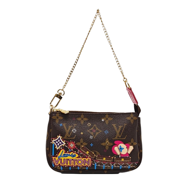 ACCESSOIRES Mini Monogram Coated Canvas Brown