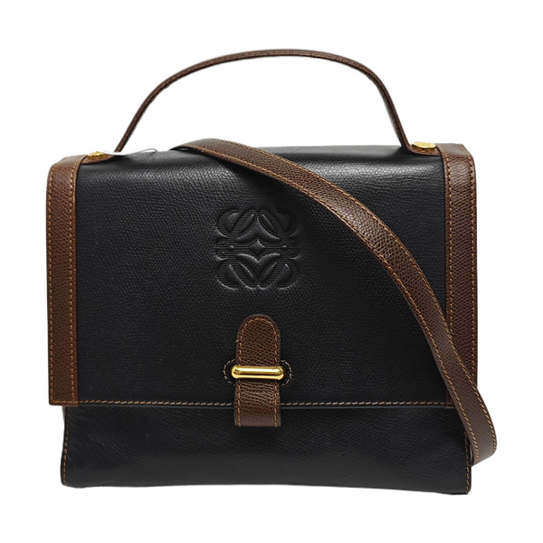 Calfskin Shoulder Bag Black