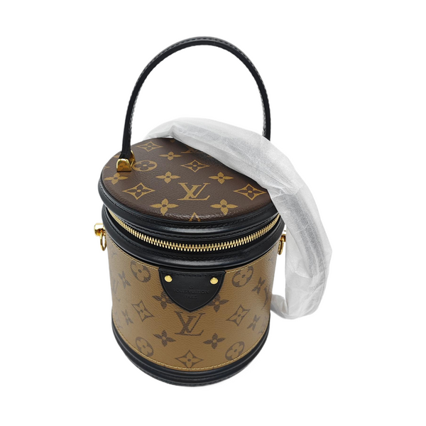 CANNES PM Monogram Coated Canvas Brown
