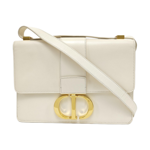 Authenticated pre-owned 30 Montaigne Calfskin Yellow - Shoulder Bag at Looply