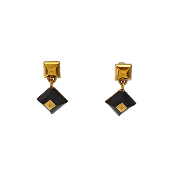 Metal Gold Stud Earrings