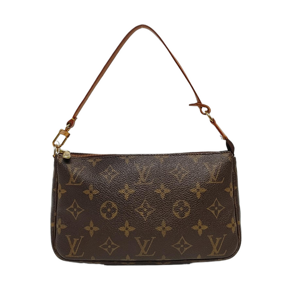 ACCESSOIRES Monogram Coated Canvas Brown