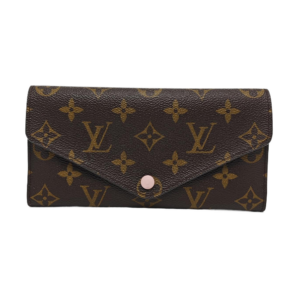 JOSÉPHINE Monogram Coated Canvas Brown Wallet