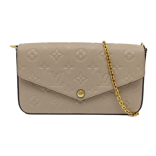 FÉLICIE Monogram Calfskin Gray